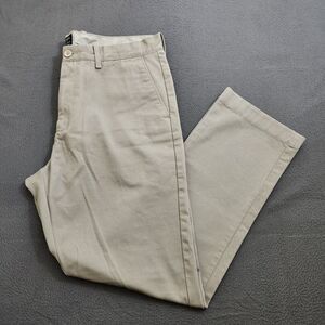 J. Crew Men 34X30 (36X29.5) Gray The Sutton Straight Leg Chino Pants